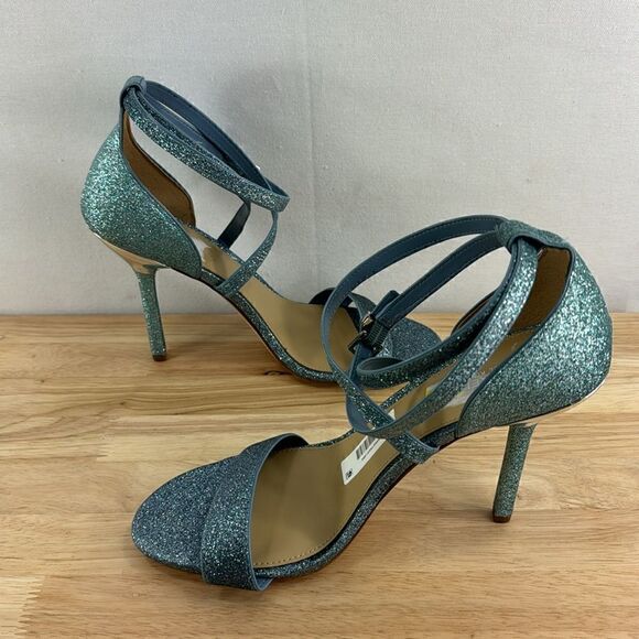 Michael Kors Astrid Stiletto Dress Heels -Two Tone Navy- Size 9M-NWOB - Picture 3 of 6